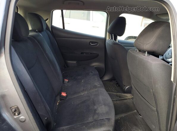 1N4BZ0CP4HC307310 2017 NISSAN LEAF Gray Հետևի նստատեղերի տեսք