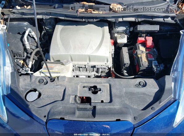 1N4BZ0CP6HC301427 2017 NISSAN LEAF Blue Вид ззаду