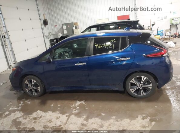 1N4BZ1CV3MC553473 2021 NISSAN LEAF Blue Vista interior de 360 grados