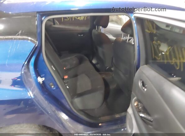 1N4BZ1CV3MC553473 2021 NISSAN LEAF Blue Vista de la etiqueta del VIN