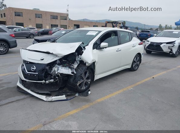1N4BZ1CV4MC556432 2021 NISSAN LEAF White Przód lewy