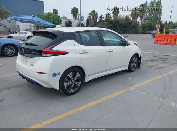 1N4BZ1CV4MC556432 2021 NISSAN LEAF White Tył prawy