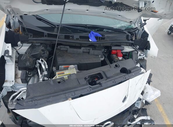 1N4BZ1CV4MC556432 2021 NISSAN LEAF White Widok z tyłu