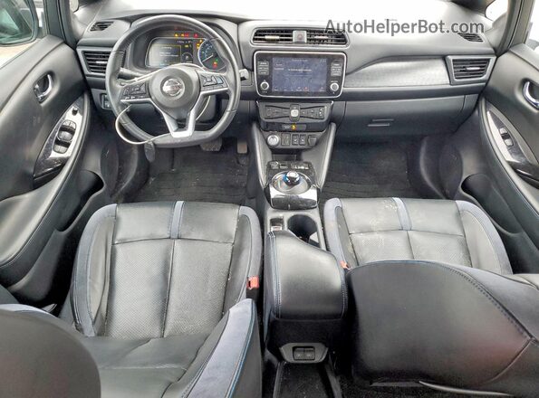1N4BZ1DP7LC308691 2020 NISSAN LEAF Gray Dashboard view