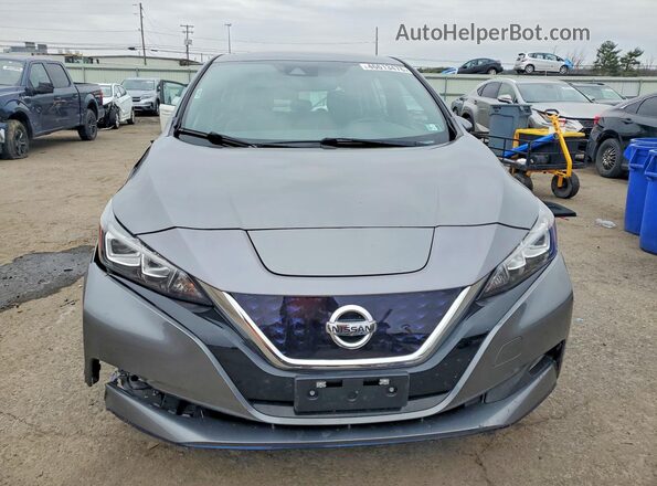 1N4BZ1DP7LC308691 2020 NISSAN LEAF Gray Front view