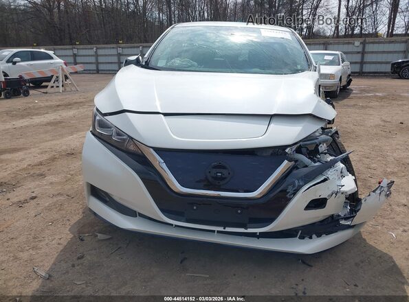 1N4BZ1DV9MC554397 2021 NISSAN LEAF White Դիմացի տեսք