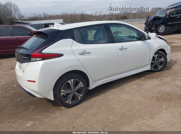 1N4BZ1DV9MC554397 2021 NISSAN LEAF White Հետևի աջ
