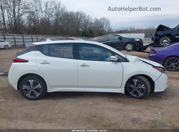 1N4BZ1DV9MC554397 2021 NISSAN LEAF White Սալոնի հետևի տեսք
