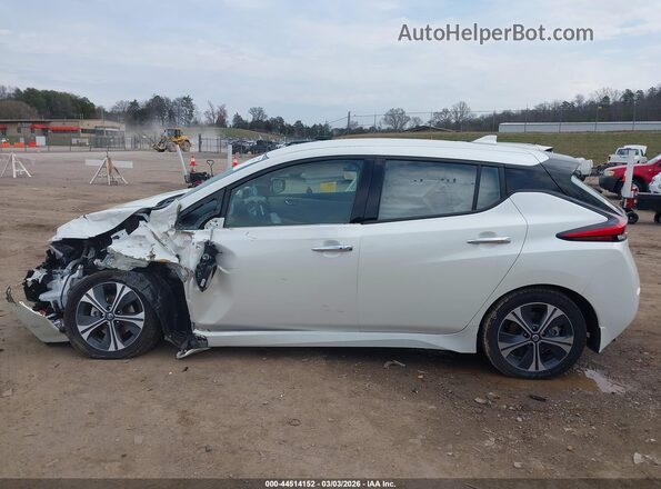 1N4BZ1DV9MC554397 2021 NISSAN LEAF White Սալոնի 360 աստիճան տեսք