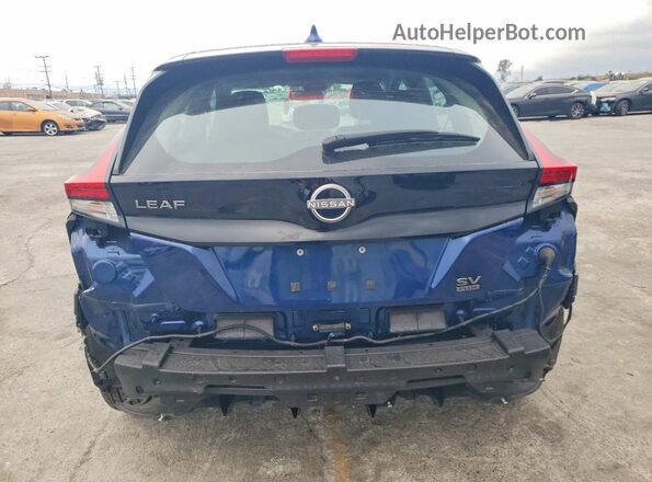 1N4CZ1CV0PC562754 2023 NISSAN LEAF Blue Հետևի տեսք
