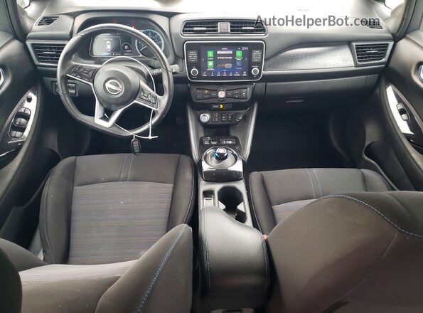 1N4CZ1CV0PC562754 2023 NISSAN LEAF Blue Առջևի վահանակի տեսք
