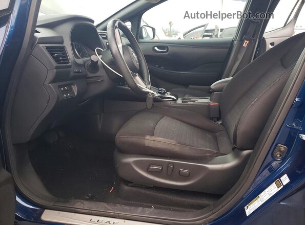 1N4CZ1CV0PC562754 2023 NISSAN LEAF Blue Սալոնի դիմացի տեսք