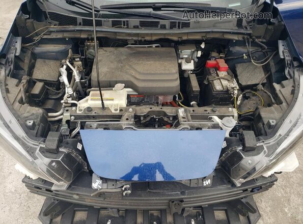 1N4CZ1CV0PC562754 2023 NISSAN LEAF Blue Սալոնի հետևի տեսք