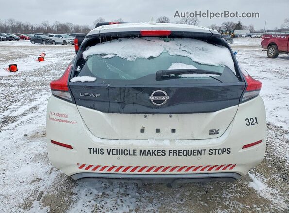 1N4CZ1CV4PC551465 2023 NISSAN LEAF White უკანა ხედი