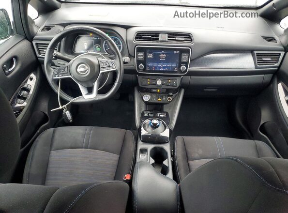 1N4CZ1CV8PC551176 2023 NISSAN LEAF Gray წინა პანელის ხედი