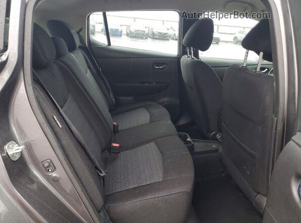 1N4CZ1CV8PC551176 2023 NISSAN LEAF Gray უკანა სავარძლების ხედი