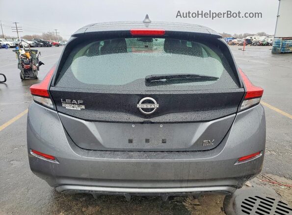 1N4CZ1CV8PC551176 2023 NISSAN LEAF Gray უკანა ხედი