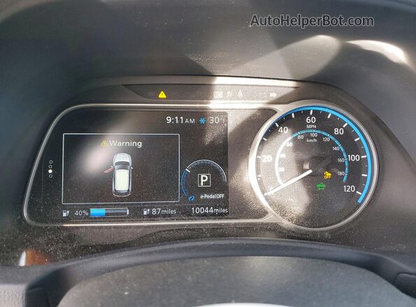 1N4CZ1CV8SC559061 2025 NISSAN LEAF Black Սարքավորումների վահանակի տեսք