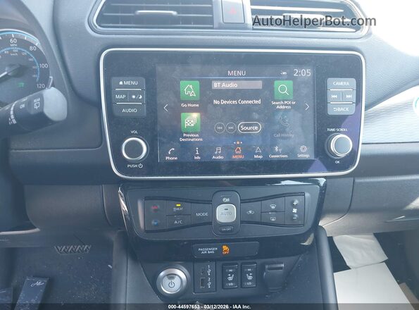 1N4CZ1CVXPC558338 2023 NISSAN LEAF Silver 