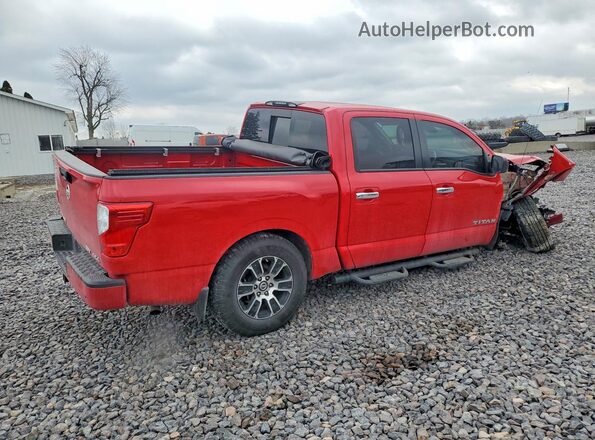 1N6AA1ED6MN503282 2021 NISSAN TITAN Red Հետևի աջ
