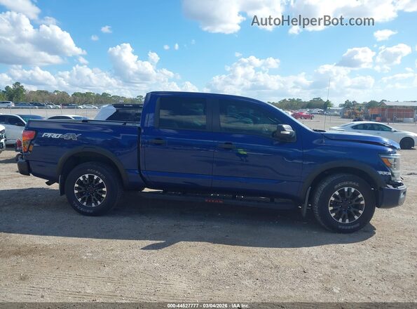 1N6AA1ED6MN511804 2021 NISSAN TITAN Blue უკანა სალონის ხედი