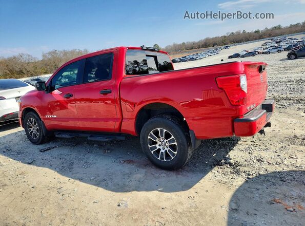 1N6AA1EF1NN100152 2022 NISSAN TITAN Red Trasero izquierdo