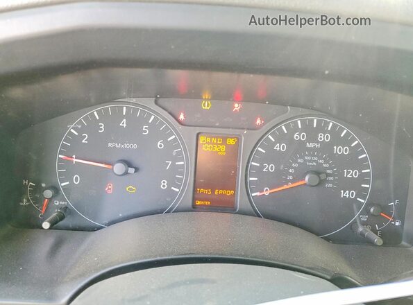 1N6AF0KY4JN804129 2018 NISSAN NV White Instrument cluster view
