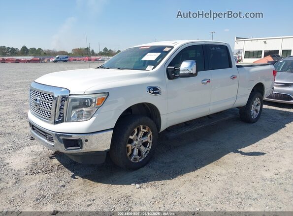 1N6BA1F24GN503304 2016 NISSAN TITAN XD White Առջևի ձախ երեք քառորդ տեսարան