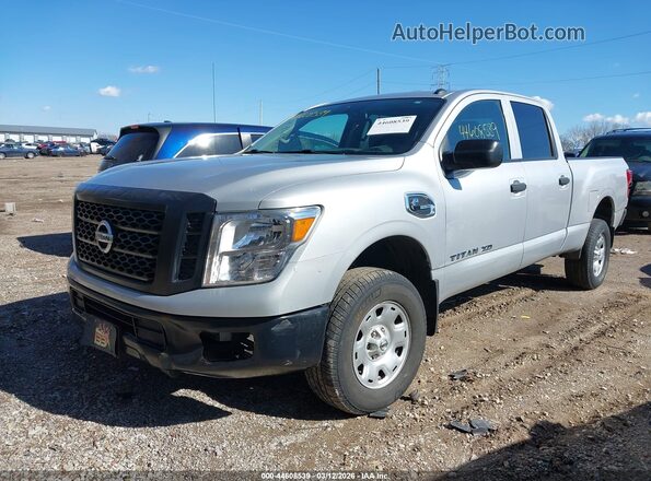 1N6BA1F36KN515407 2019 NISSAN TITAN XD Silver Widok z przodu