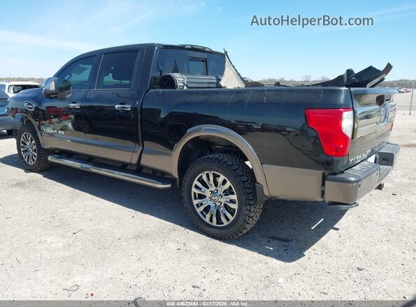 1N6BA1F40JN543646 2018 NISSAN TITAN XD Черный Задняя левая четверть