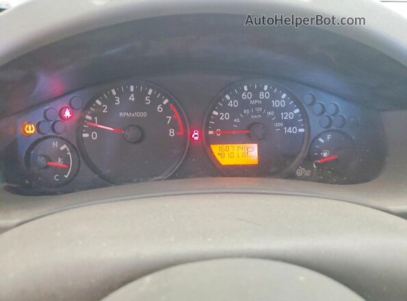 1N6BD0CT2JN727659 2018 NISSAN FRONTIER White Вид щитка приладів