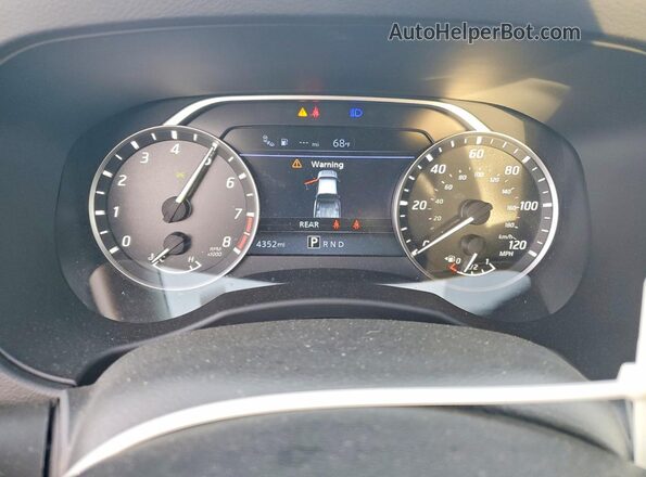 1N6ED1CLXSN623747 2025 NISSAN FRONTIER Gray Вид щитка приладів