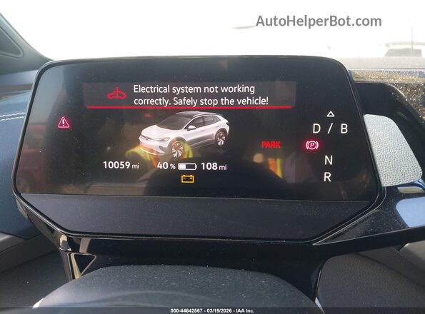 1V25MPE87RC010049 2024 VOLKSWAGEN ID.4 White Vista de los asientos traseros