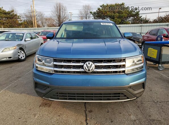 1V2AP2CA8KC589069 2019 VOLKSWAGEN ATLAS Синий Вид спереди