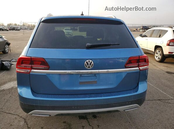 1V2AP2CA8KC589069 2019 VOLKSWAGEN ATLAS Синий Вид сзади