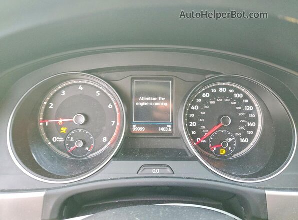 1V2AP2CA8KC589069 2019 VOLKSWAGEN ATLAS Синий Вид щитка приборов