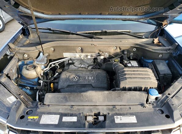 1V2AP2CA8KC589069 2019 VOLKSWAGEN ATLAS Синий Вид подкапотного пространства