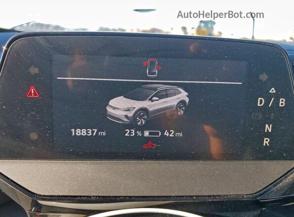 1V2BMPE80PC019546 2023 VOLKSWAGEN ID.4 White Vista del cuadro de instrumentos