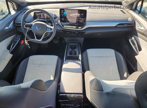 1V2BMPE81RC013614 2024 VOLKSWAGEN ID.4 White Widok deski rozdzielczej