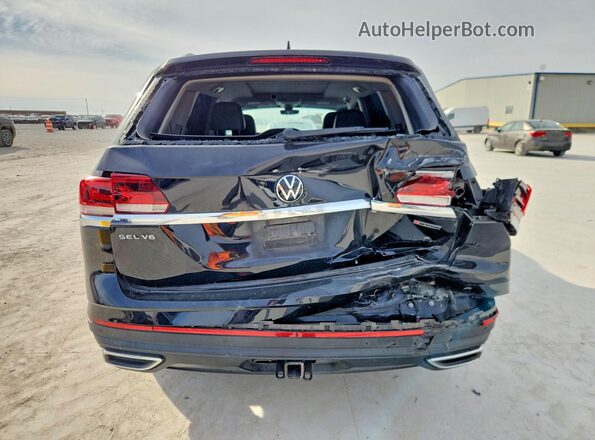 1V2BR2CA2MC501070 2021 VOLKSWAGEN ATLAS Black Հետևի տեսք