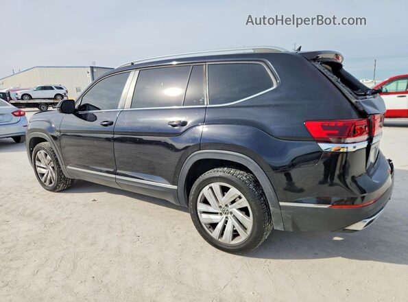 1V2BR2CA2MC501070 2021 VOLKSWAGEN ATLAS Black Հետևի ձախ