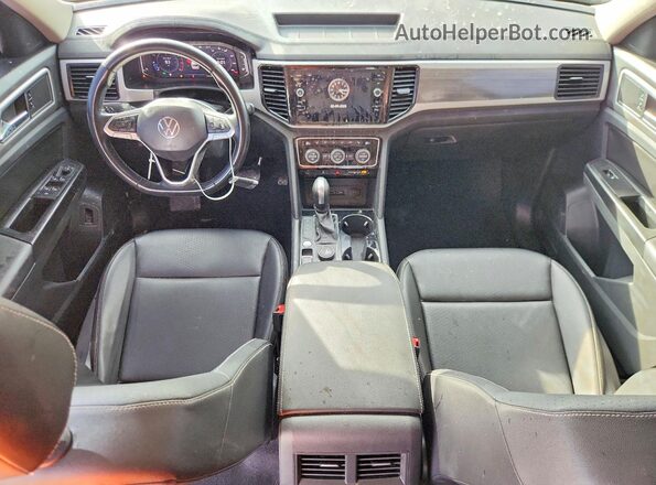 1V2BR2CA2MC501070 2021 VOLKSWAGEN ATLAS Black Առջևի վահանակի տեսք