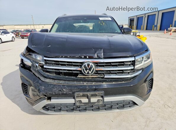 1V2BR2CA2MC501070 2021 VOLKSWAGEN ATLAS Black Դիմացի տեսք