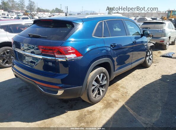 1V2DC2CA8PC204903 2023 VOLKSWAGEN ATLAS Синий Задняя правая четверть