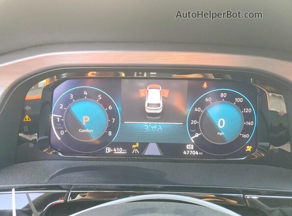 1V2DE2CA6SC217488 2025 VOLKSWAGEN ATLAS Gray Widok zestawu wskaźników