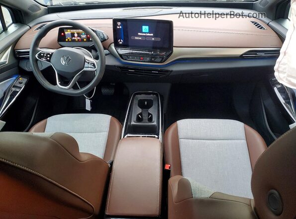 1V2DNPE89PC015307 2023 VOLKSWAGEN ID.4 Blue Dashboard view