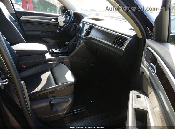 1V2DP2CA7MC588205 2021 VOLKSWAGEN ATLAS Black Front interior view
