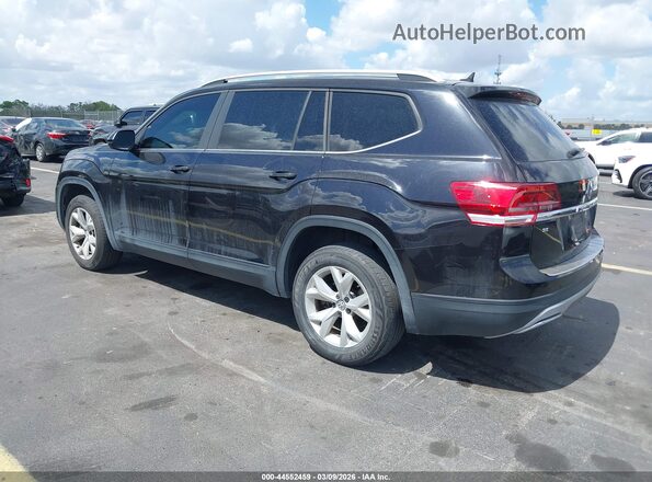 1V2DR2CA1JC587718 2018 VOLKSWAGEN ATLAS Black Հետևի ձախ