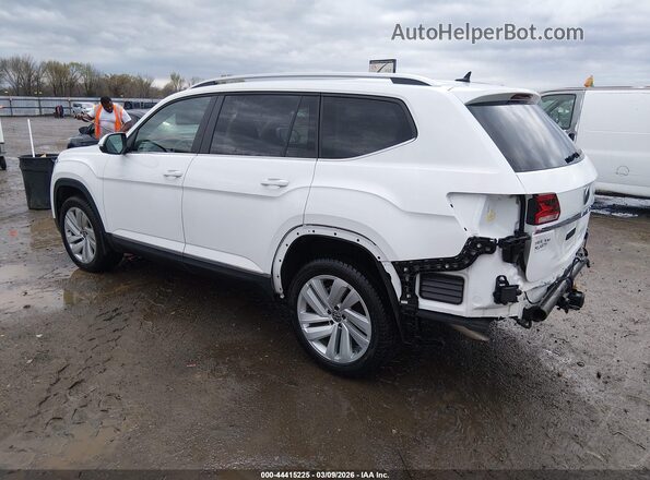 1V2ER2CA2MC567423 2021 VOLKSWAGEN ATLAS White Задня ліва чверть