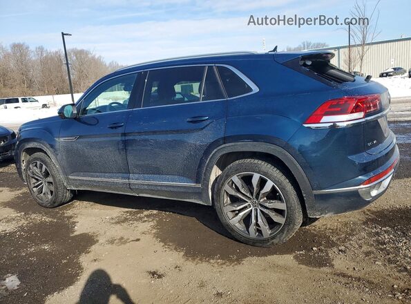 1V2FE2CA1NC212440 2022 VOLKSWAGEN ATLAS Blue Հետևի ձախ